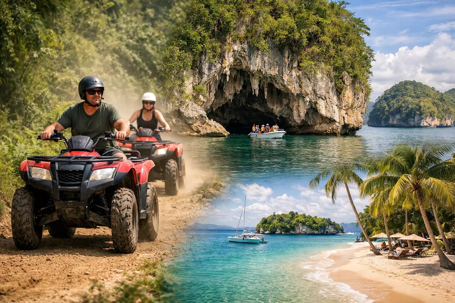 Samaná ATV, Haitises and Cayo Levantado Tour